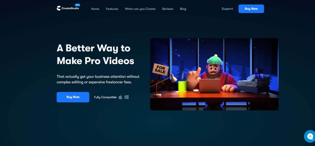 Website of CreateStudio Pro